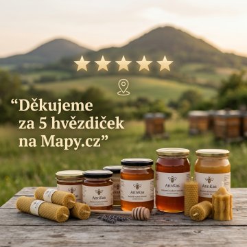 Děkujeme za 5 hvězdiček na Mapy.cz