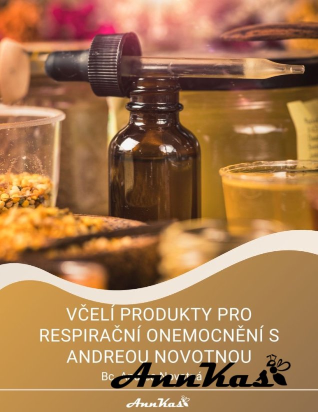 E-book: Včelí produkty pro respirační onemocnění s Andreou Novotnou