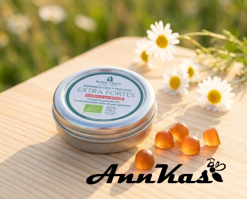 BIO želé bonbony extra silný krk a hltan