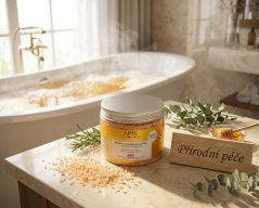 Koupelová sůl s medem a kurkumou
