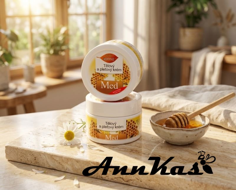 Tělový a pleťový krém med + Q10