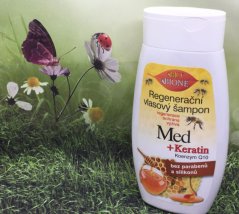 Regenerační vlasový šampon med + kreatin + Q10