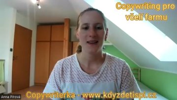 Copywriting pro včelí farmu: Rozhovor s Aničkou Pírovou