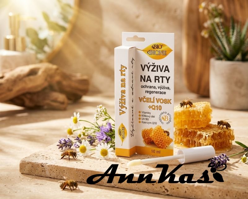 Výživa na rty včelí vosk + Q10