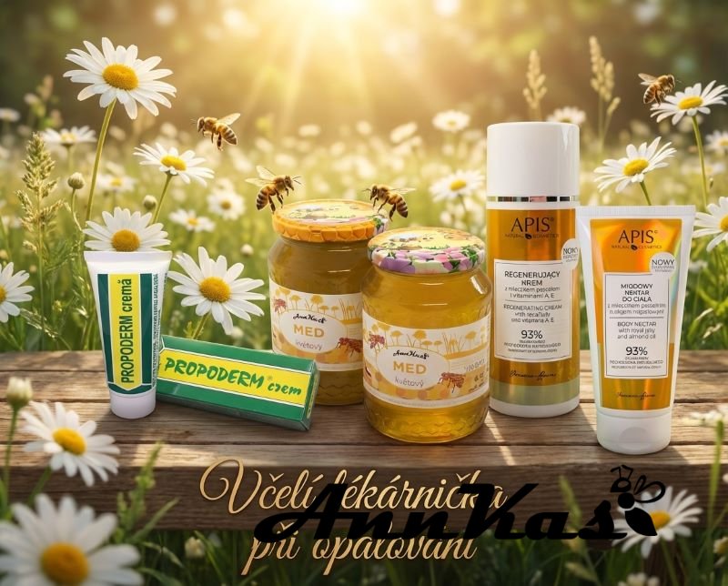 Včelí lékárnička při opalování