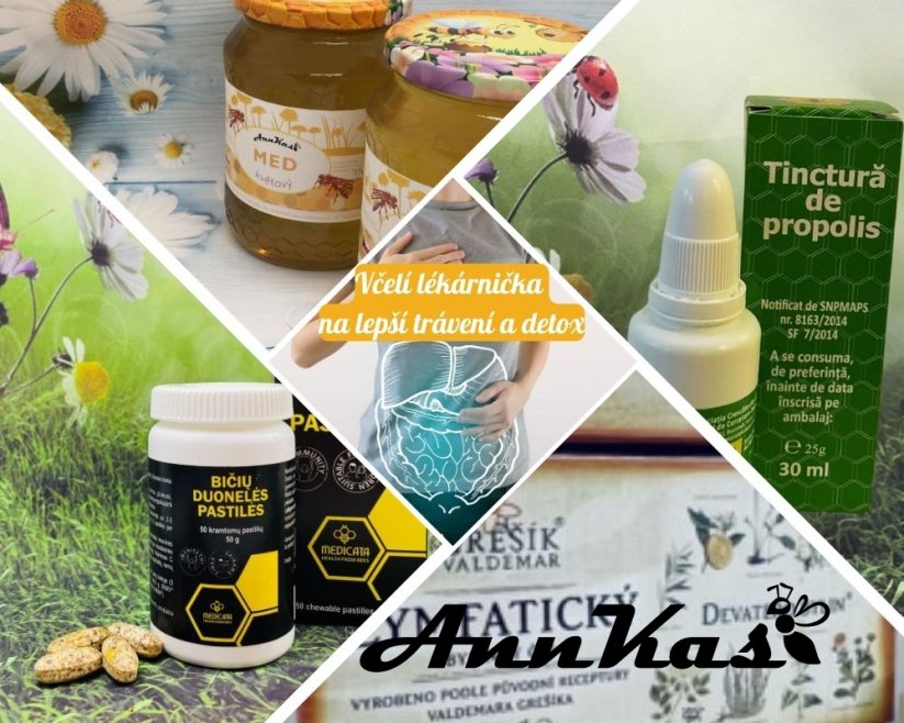 Včelí lékárnička na lepší trávení a detox