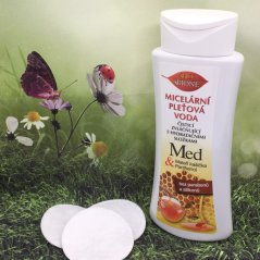 Micelární pleťová voda med +Q10