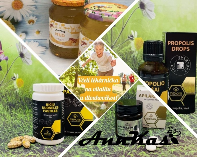 Včelí lékárnička na vitalitu a dlouhověkost