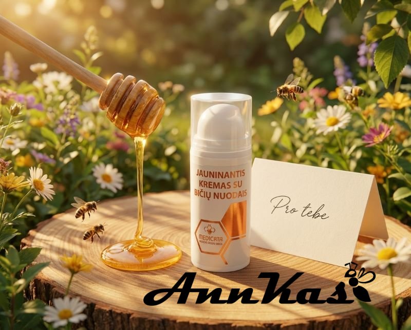 Krém proti stárnutí se včelím jedem