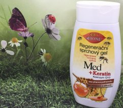 Regenerační sprchový gel med + Q10