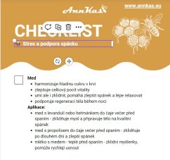 CHECKLIST -  Stres a podpora spánku