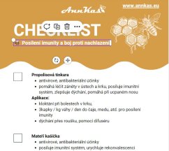CHECKLIST -  Posílení imunity a boj proti nachlazení