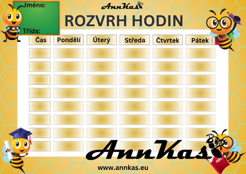 ROZVRH HODIN ZDARMA