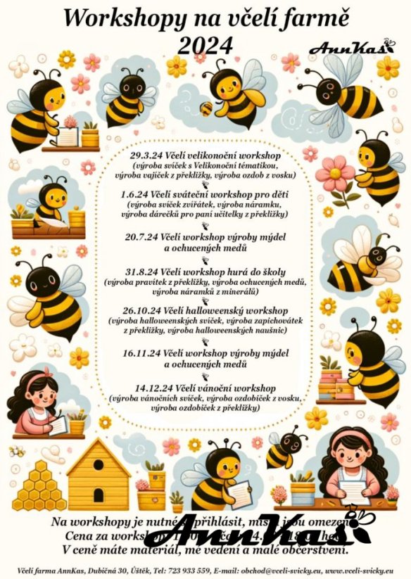 Workshopy na včelí farmě