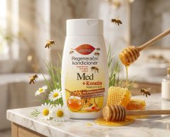 Regenerační kondicionér med, keratin + Q10