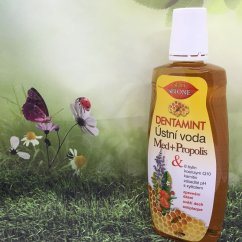 Dentamint ústní voda med + propolis