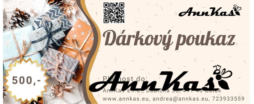 Dárkový poukaz Vánoce - Dárkový poukaz: 1.500,-