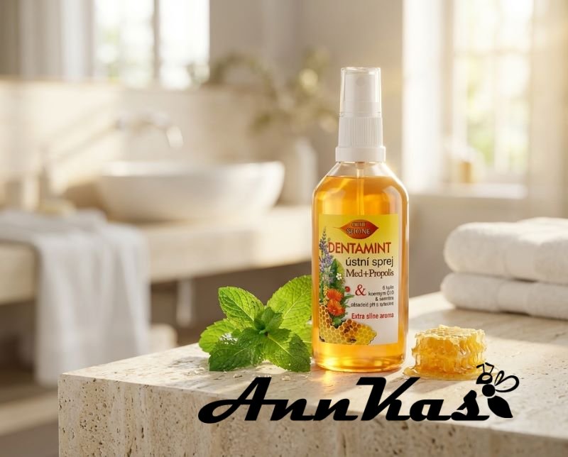 Dentamint ústní sprej med + propolis velký