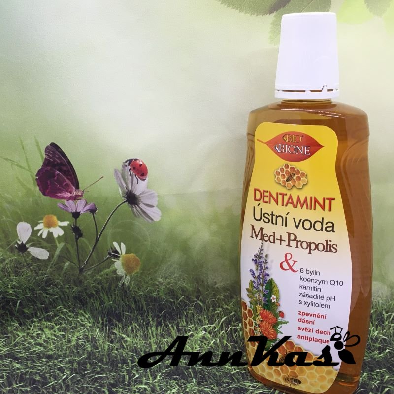 Dentamint ústní voda med + propolis