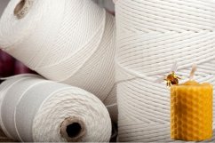 Knot do svíček ze včelího vosku do průměru 2,5cm