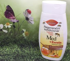 Regenerační kondicionér med, keratin + Q10