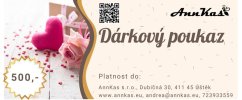 Dárkový poukaz Valentýn (z lásky)