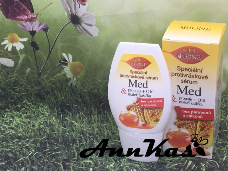 Speciální protivráskové sérum med + Q10