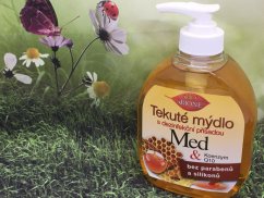 Tekuté mýdlo dezinfekční přísadou med + Q10