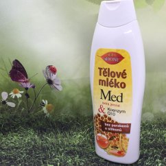 Tělové mléko med + Q10