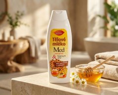 Tělové mléko med + Q10
