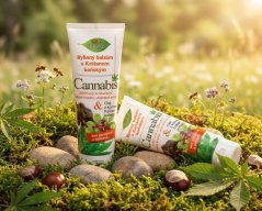 Bylinný balzám s Kaštanem koňským Q10 + Cannabis