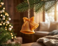 Ozdoba ze včelího vosku zvonky