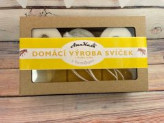 Domácí výroba svíček s formičkami malá