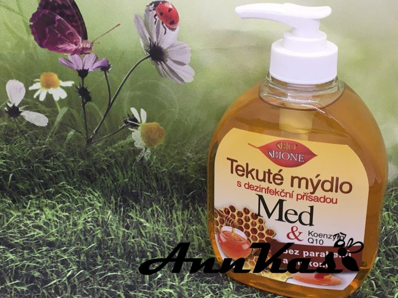 Tekuté mýdlo dezinfekční přísadou med + Q10