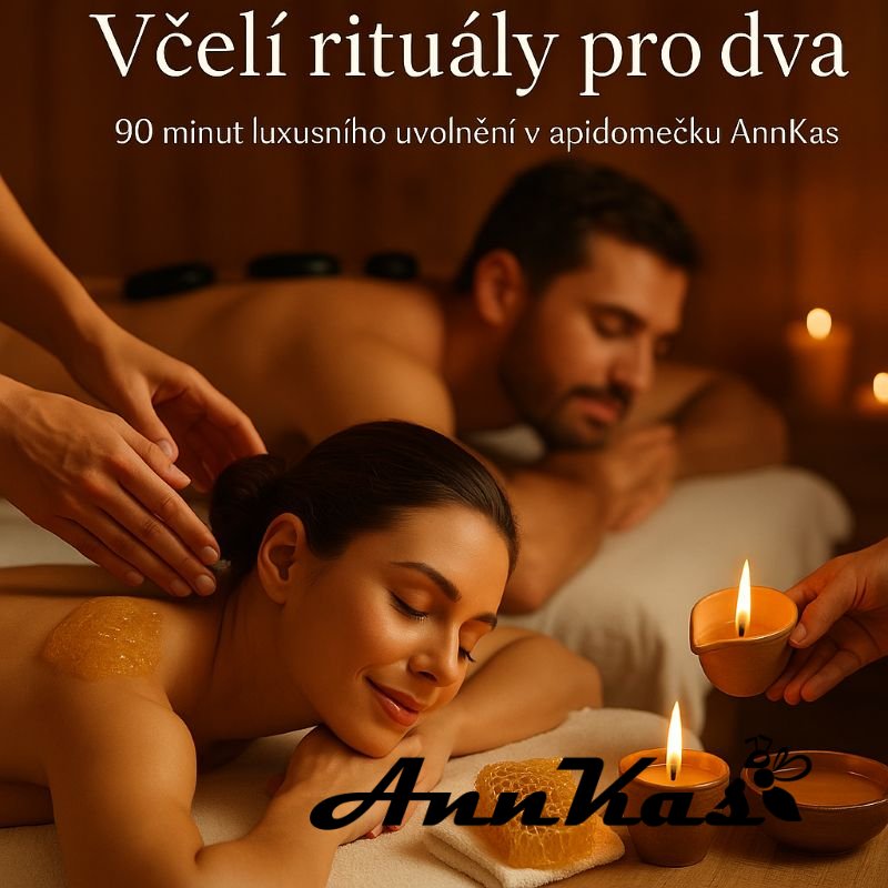 Párový apiterapeutický rituál v apidomečku – apimasáž pro dva (90 min, 2 maséři)