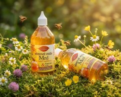 Vlasová voda med + Q10