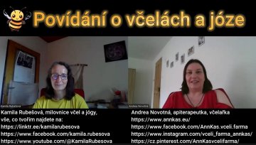Včelí produkty, jóga a mudry: rozhovor s Kamilou Rubešovou o cestě ke zdraví